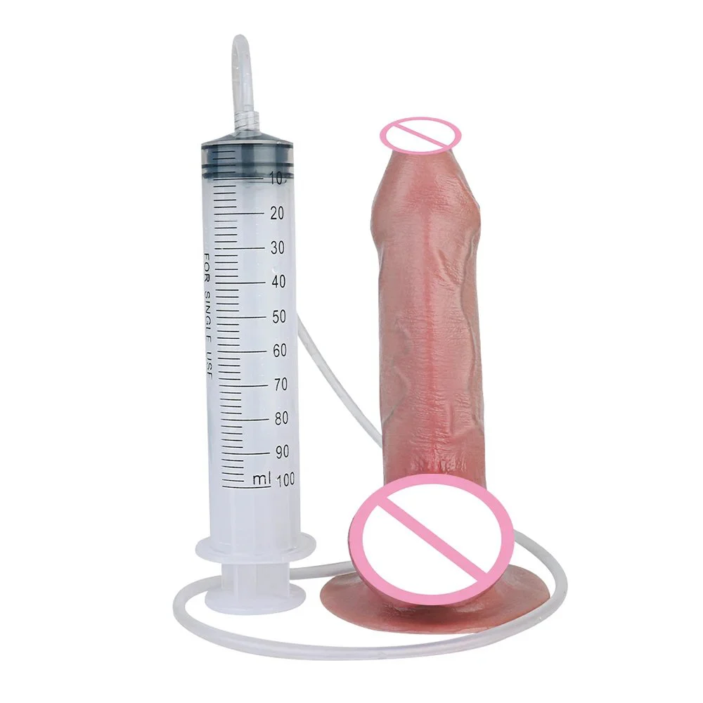 Squirting Dildo Soft Silicone Penis Ejaculation Dildo Massage Vaginal Simulation Sex Dildo Sex Toys
