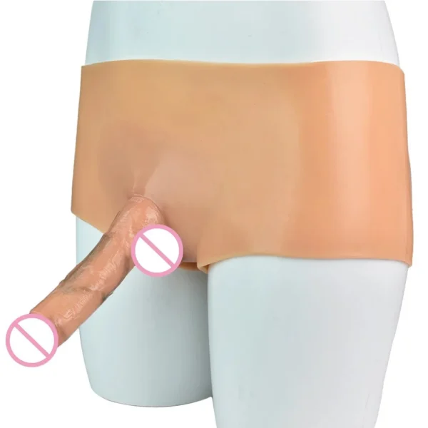 Silicone Wearable Panty Strap on Dildos for Women Artificial Realistic Big Penis Sex Long Dildo Toy Lesbian Adult Sex Toys