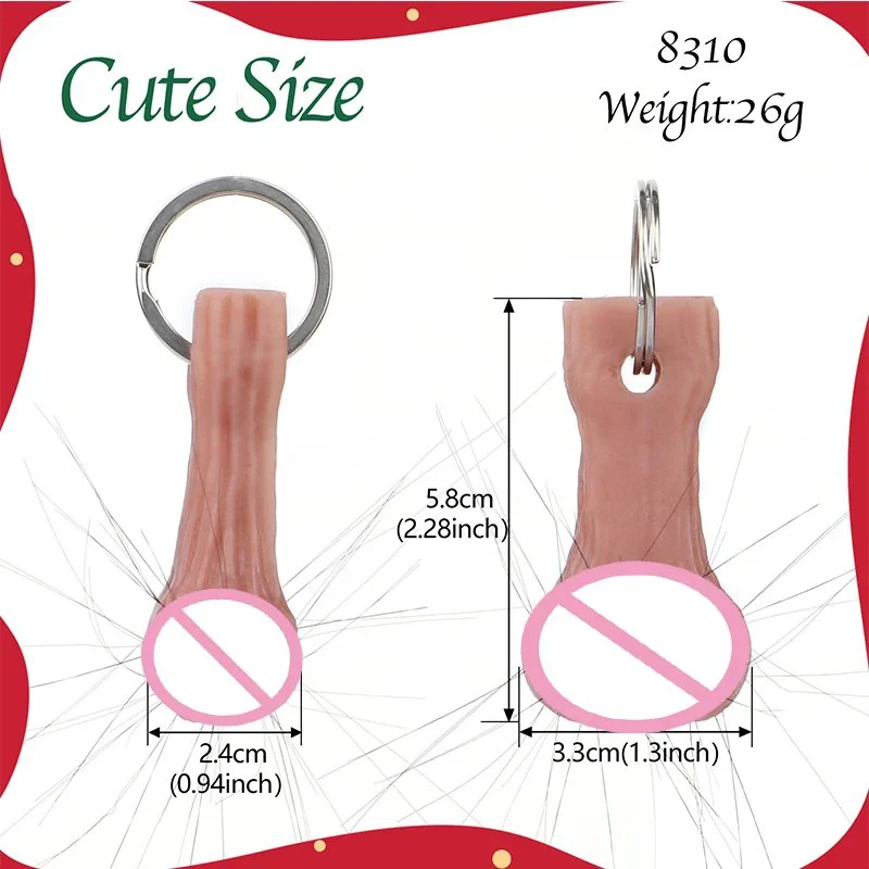 Furry Testicle Keychain Special Message Gift Bag Keychain Decoration Pendant,Funny Hairy Balls Keychain