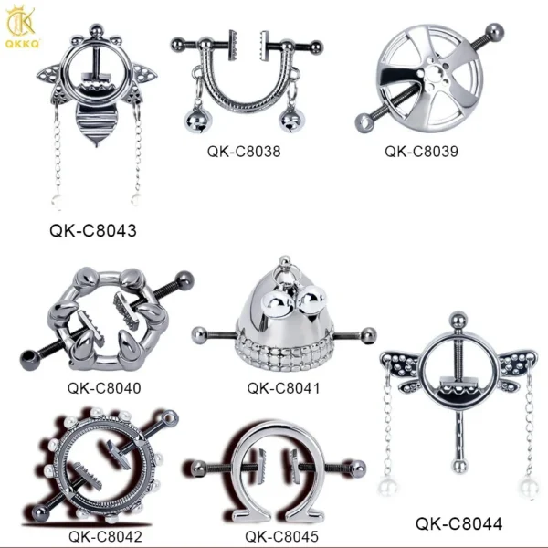 Spiked Nipple Clamps with Chain, Nipple Clamps for Women,weighted Nipple Clamp,bdsm Sex Toys for Women