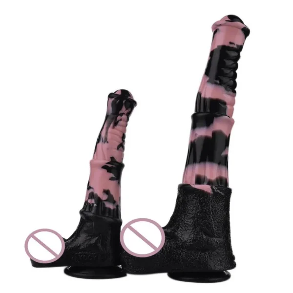 Silicone Sex Toys Dildo Animals Squirting Horse Dildo for Women G-spot Dildo Length Thirty Five cm