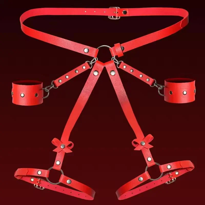 Sex Toys Couple Erotic Alternative Sex Supplies Bundle Props Bondage Set Handcuffs Training BDSM Bondage Harness Lingerie