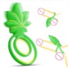 Unique Design Starfish Waterproof 10-Frequency Vibration Double Ring Masturbator Not Easy Slit for Men