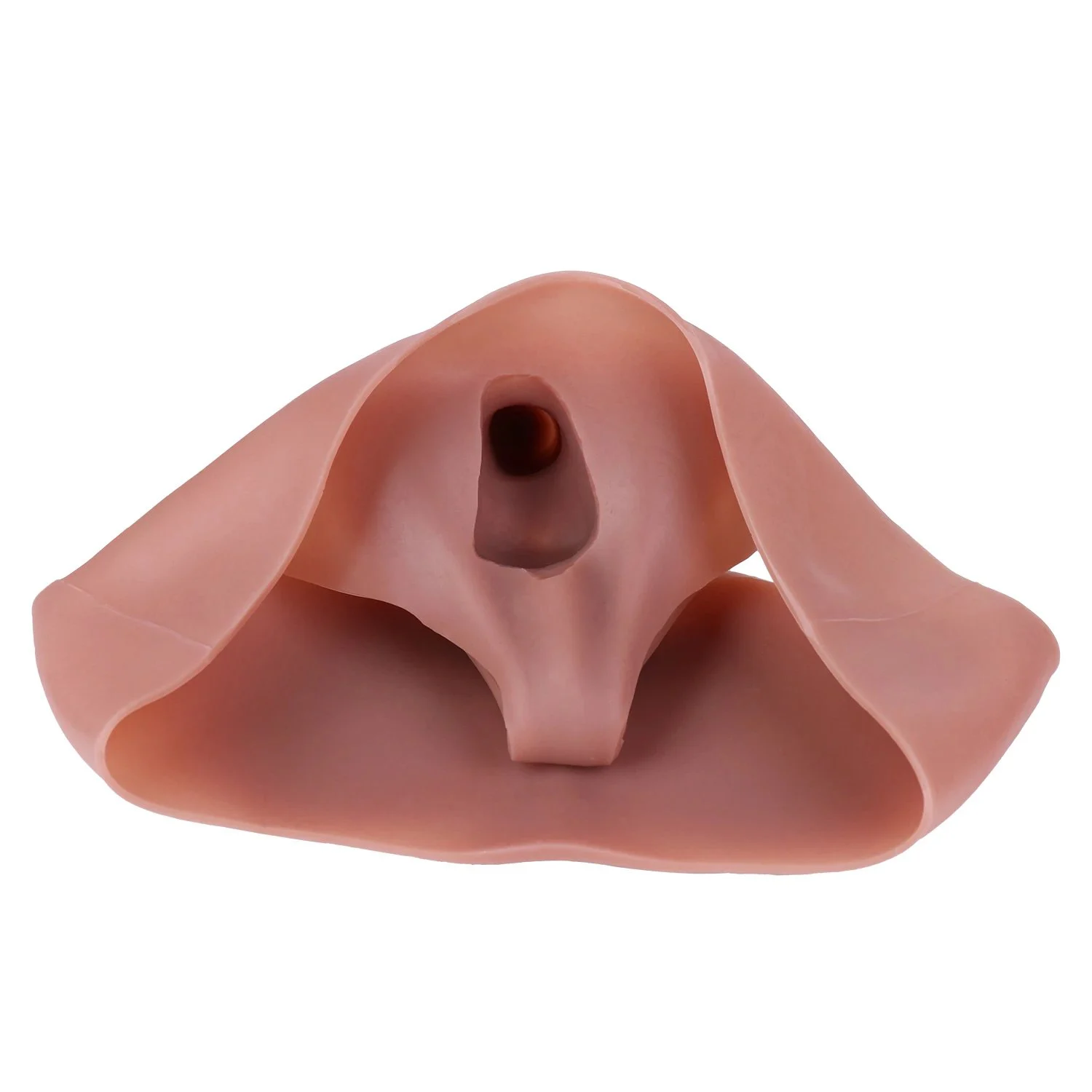 Strap on Hollow Dildo Harness Strap on Male Penis Extender Sheath Soft Wearable Penis Enlargement Sex Toys for Couples Men