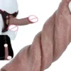 Adjustable Sliding Foreskin Dildo With Suction Cup Strap-On Harness Sex Saddle for Sofa Pillow Platform Dildo Squirting