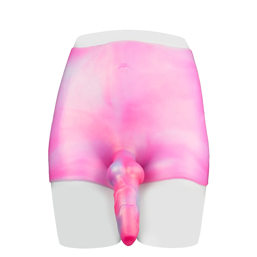 New Product Net Weight 1114g Big Dog Dick Solid Model Silicone Leather Trousers Wearable Adult Sex Toys Lesbian Products