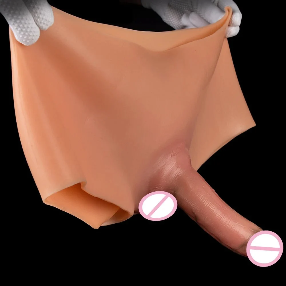 Strap on Dildo for Lesbian Real Skin Feeling Dildo G-spot Ultra Realistic Penis Pants Huge Dildo Sex Toys Men Pouch Penis
