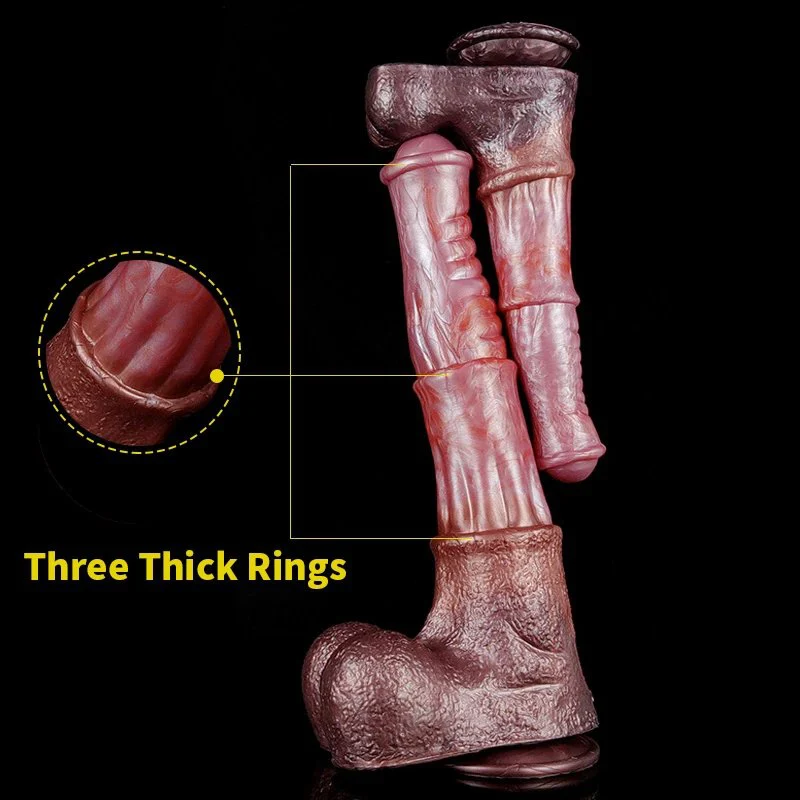 Newest Color Big Horse Dildo Custom Realistic Long Horse Penis with Suction Cup