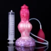 Soft Silicone Squirting Dildo Equipped with Injector and Pump 669g Realistic Dildo Adult Sex Toys