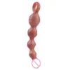 Skin-friendly Anal Beads Butt Plug Adult Sex Toy, Silicone Sex Toys Clitoris G Spot Anal Stimulator Prostate Massager for Couple