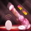 New Style Thrusting Dildo Vibrator Sex Toy Remote Control Vibrator for Clitoral G-spot Fantasy Wolf Dildos With10 Vibrating