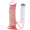 Newly Adult Realistic Ejaculating Dildo With Suction Cup Huge Penis Dick Squirting Dildo Anal Sex Toy for Man Woman Masturbator
