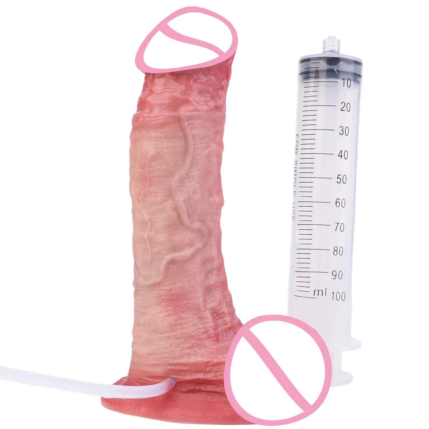 Newly Adult Realistic Ejaculating Dildo With Suction Cup Huge Penis Dick Squirting Dildo Anal Sex Toy for Man Woman Masturbator