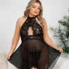 Fat Sister Plus Size Sexy Lace Underwear Sexy Nightwear