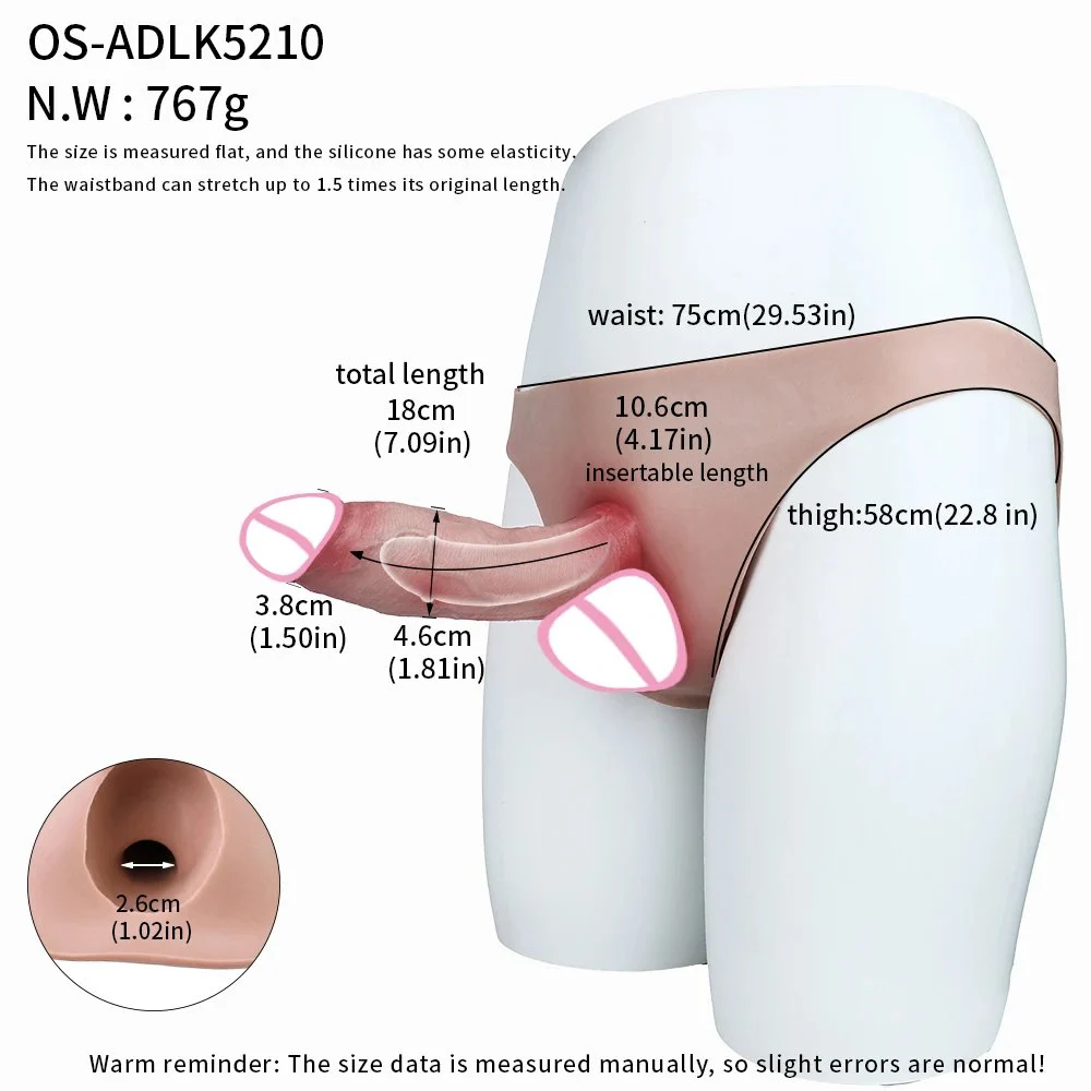 Hollow Strap-on Dildo Penis Extenders for Men Silicone Sex Toys That Effectively Enhance the Experience