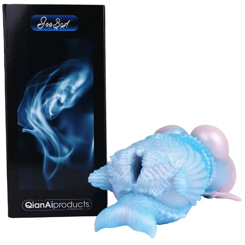 Animal Mermaid Masturbation Cup for Men Silicone Animal Fantasy Adult Products Pocket Pussy Stroker Male Sex Toy