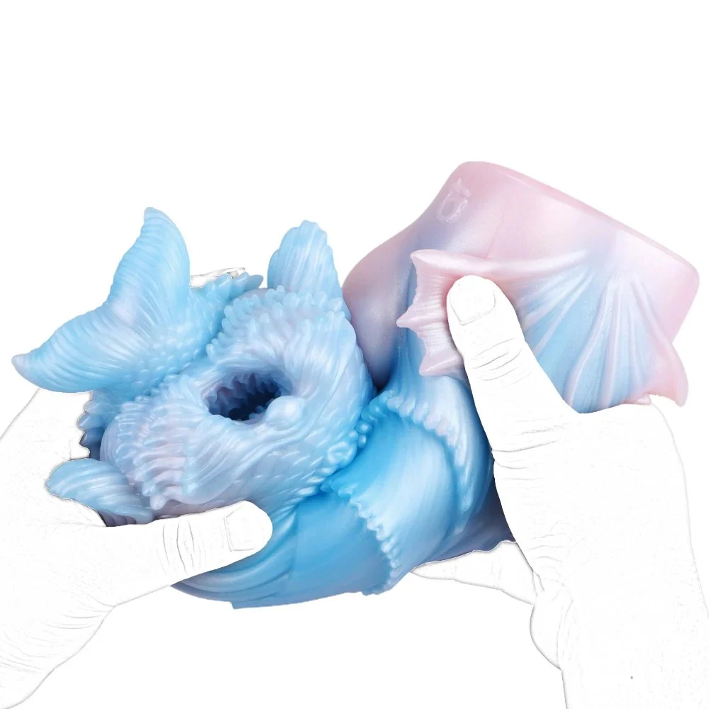 Animal Mermaid Masturbation Cup for Men Silicone Animal Fantasy Adult Products Pocket Pussy Stroker Male Sex Toy