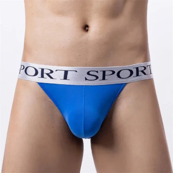 Men's Sexy Icy Silk Boxer Briefs High Slit Low Rise Design for Adults Boys Men