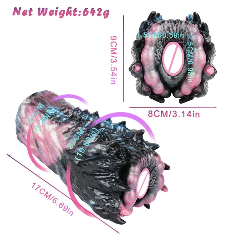 Animal Series Experience a Realisticand Liquid Silicone Masturbators Rodent Creature Shaped Wraparound Sex Toys for Men