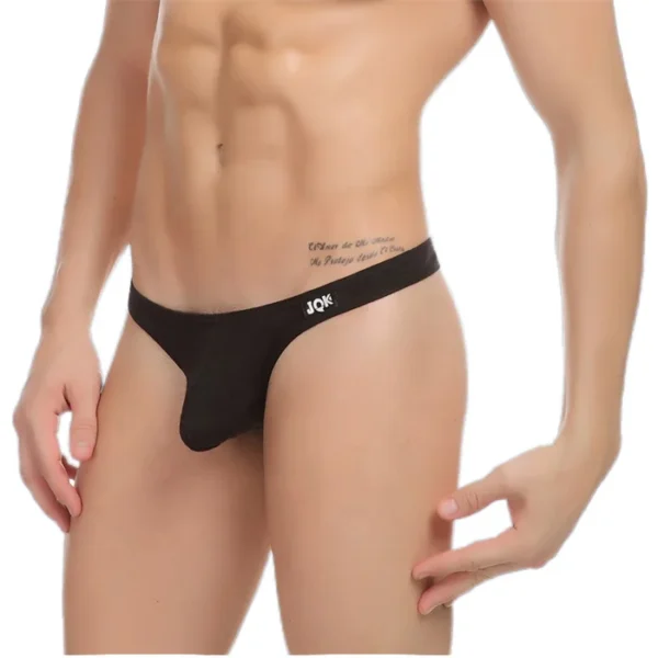 Premium Men's Sexy Thong Pouch Underwear Low Rise G-String Bikini for Adults
