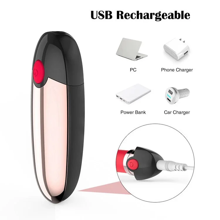10 Frequency USB Charging Female Lipstick Vibrator Adult Sex Egg Toys for Women