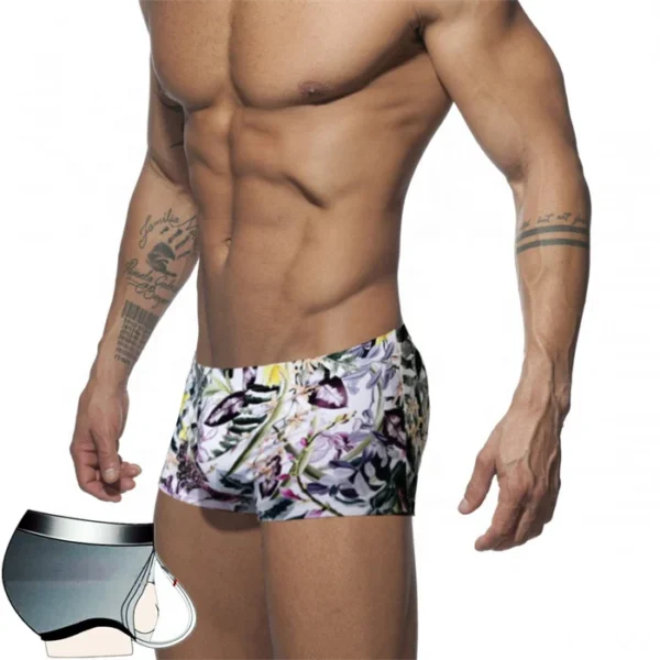 Sponge Breathable Bulge Enhancer Cup Pouch Pad for Male Swimming Underwear Accessory Pad