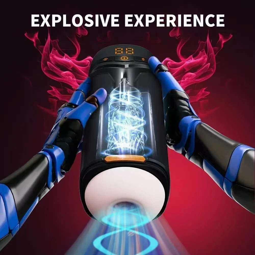 10 Frequency Automatic Thrusting Sucking Vibration Male Masturbation Machine Sex Toys Men