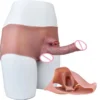 Toy Strap on Packers Dildo Penis Sleeve for Men MTF and FTM Sex Toy Silicone Penis Extension Cock Extender Enhancer for Men