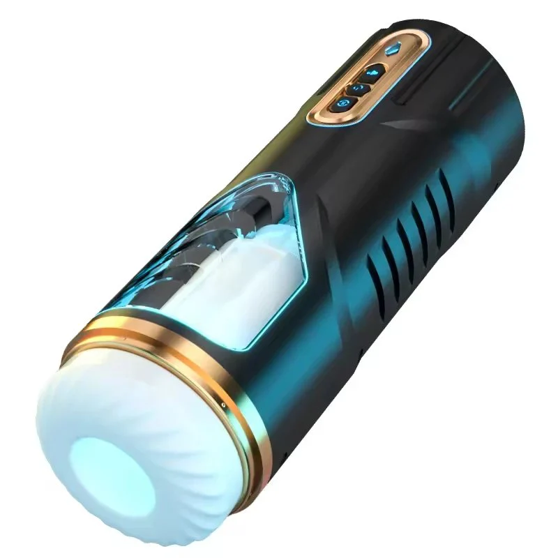 Automatic Electric Vibrating Waterproof Male Masturbation Cup with Manual Suction & Tight Clamp Adult Toy No Side Effects