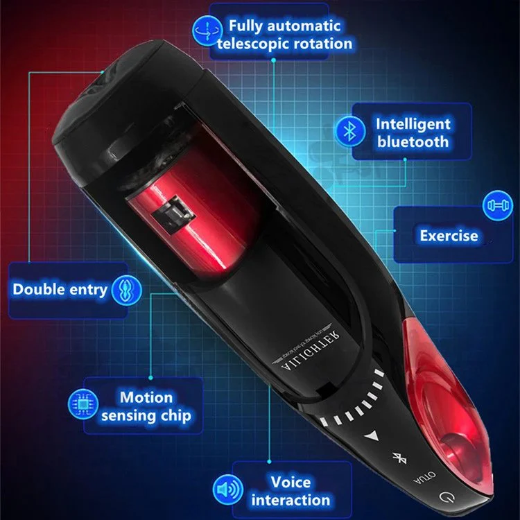 Automatic Telescopic Male Masturbator Male Stroker With Heating Sex Toys for Men Masturbation