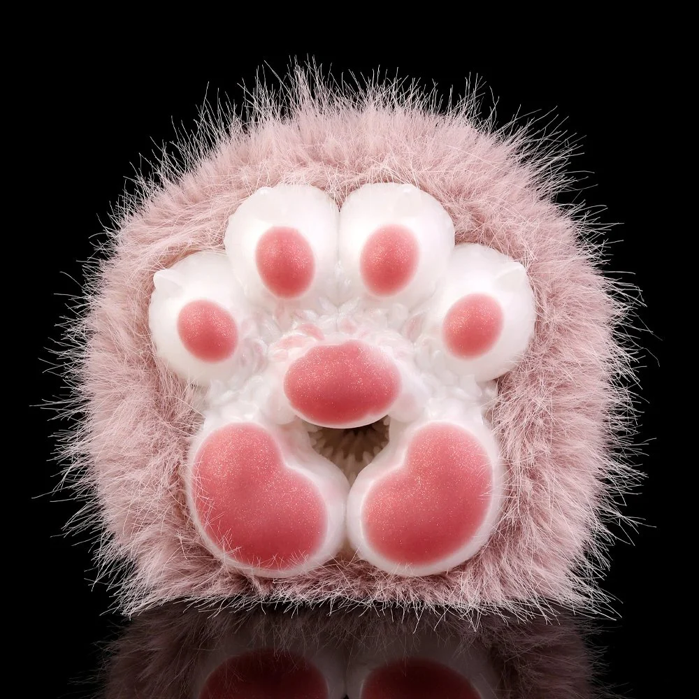 Cat Paw Hairy Manual Silicone Male Masturbator Realistic Touch Experience Life-Like Fantasy Masturbator
