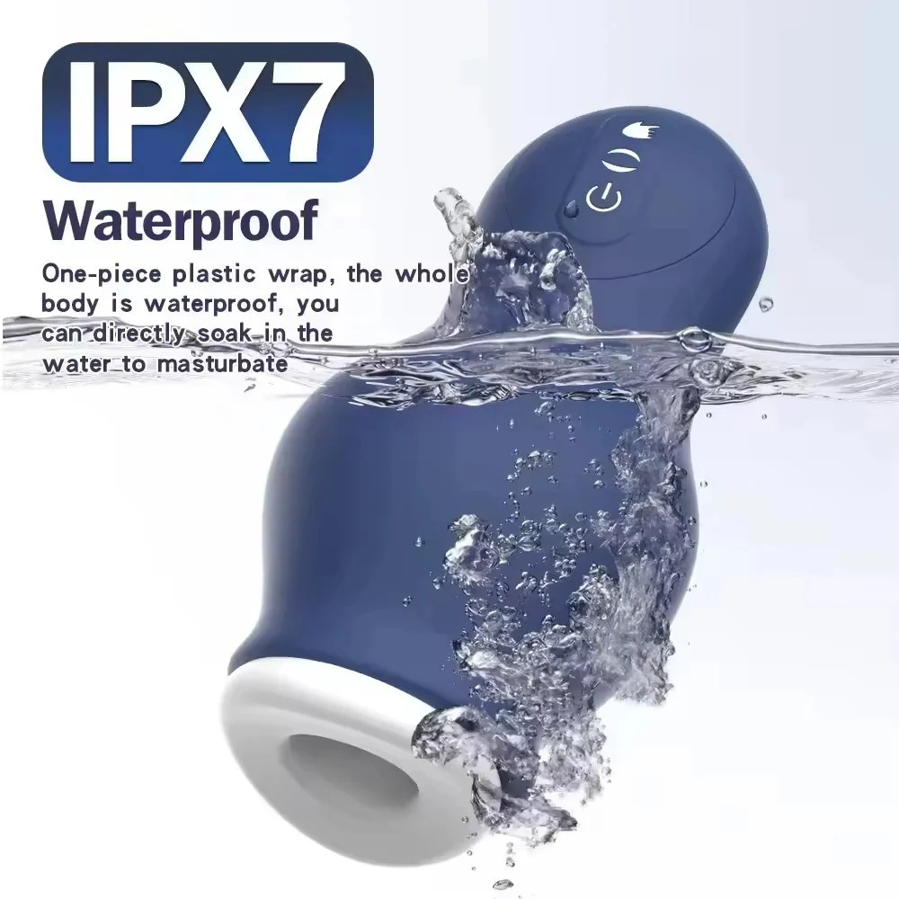 Automatic Sucking Masturbator Cup Male Sex Toy with 7 Suction & Vibration Modes TPE Pocket Pussy for Men Adult