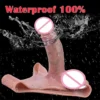 Hollow Strap on Dildo Sleeve for Men Erection Disorders Packers Realistic Harness Penis Enlarger Extender Imitator Longer