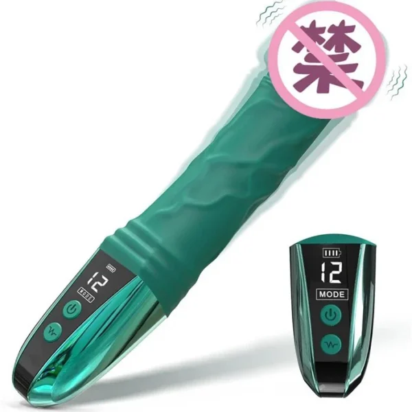 10-Frequency USB-Powered Female Vibrating Dildo G Spot Stimulator Sex Toys for Women Sex Products