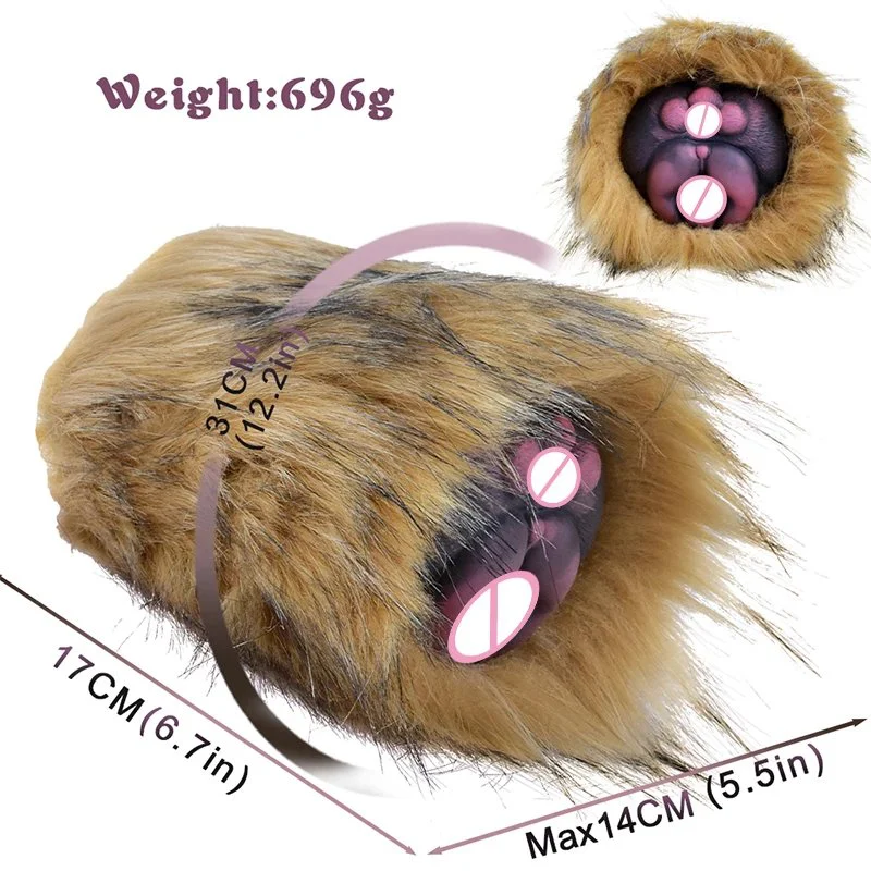 15cm Insert Men Masturbation Cup Monster Sex Toy With Plush Male Masturbating Sex Toy for Man Masturbators