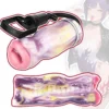 Air Pump Oral Cup Male Fantasy Silicone Masturbator Experience Realistic Sex Toys Two Sizes With Air Pump Model