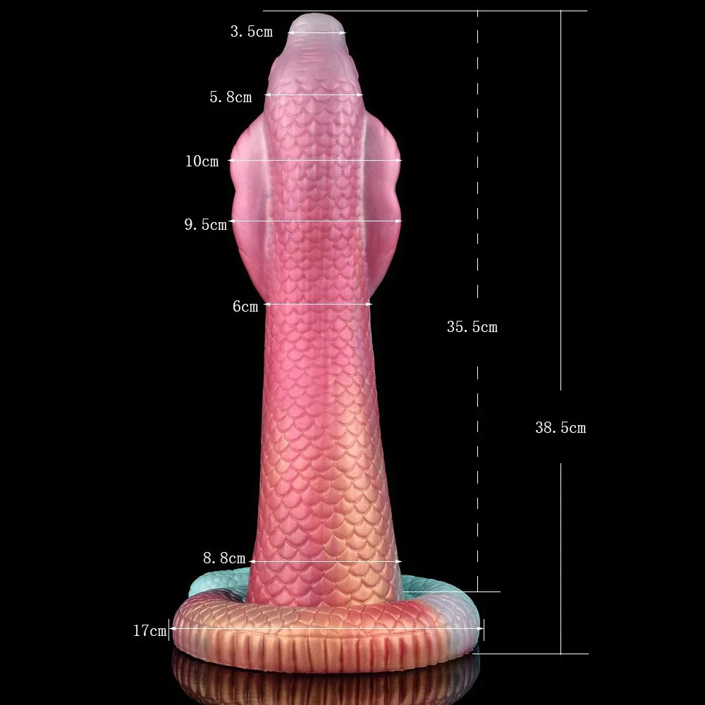 15.35 Inch Realistic Huge Monster Anal Butt Plug Platinum Liquid Silicone Toy Adult Sex