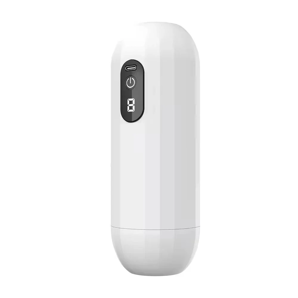 8 Frequency Automatic Male Massager Cup Real Sound Voice USB Rechargeable Vibrating Personal Care Device Hand-Free Wellness Tool