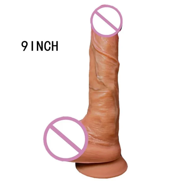 Skin Feeling Realistic Penis Soft Realistic Dildo Female Masturbator Silicone Suction Cup Dildos Sex Toy for Women