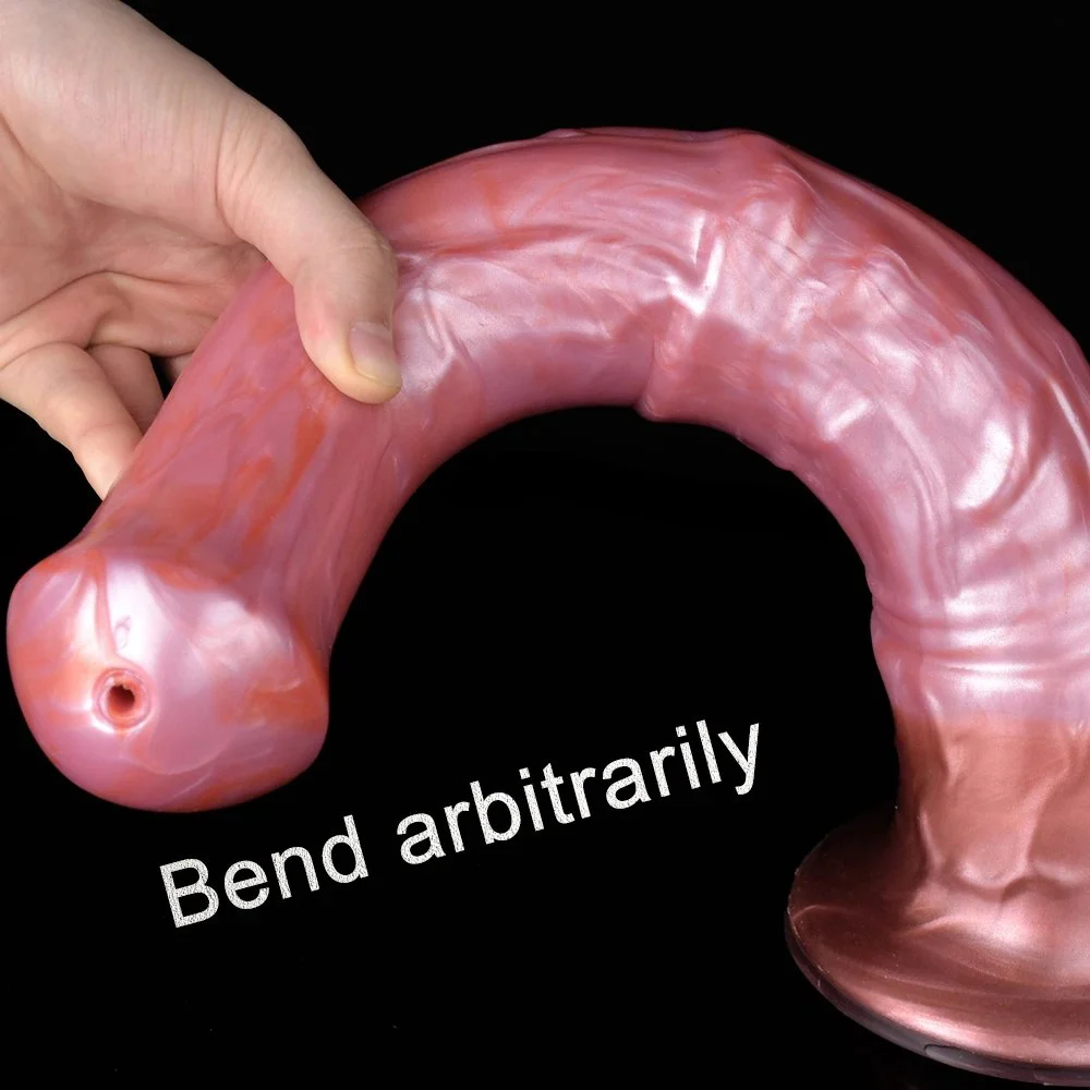 Newest Color Fantasy Big Horse Squirting Dildo Custom Suction Cup Silicone Realistic Long Horse Penis with Suction Cup