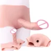 Strap on Realistic Dildo Silicone Penis Sleeve Pants for Men Enlargement for Women Lesbian Sex Toys for Adult