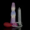 New Realistic Ejaculating Dildo Soft Silicone Cock Penis Anal Squirting Dildo for Women Adult Sex Toys for Female