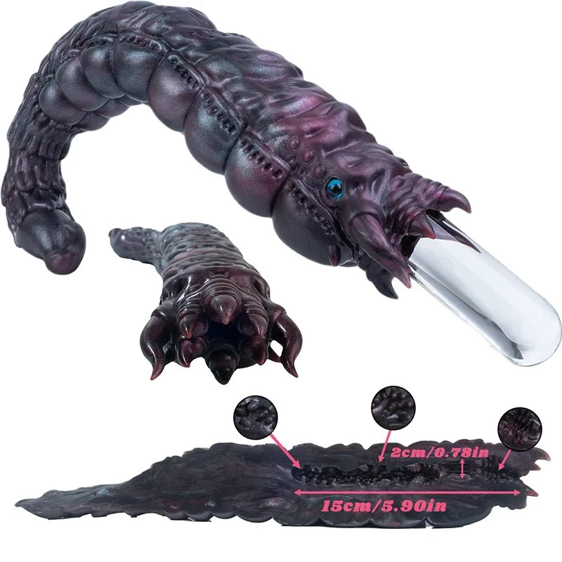 Alien Animal Shape Male Masturbator Length 42.5cm Single Channel Men Stroker Adult Sex Toys Realistic Pocket Pussy