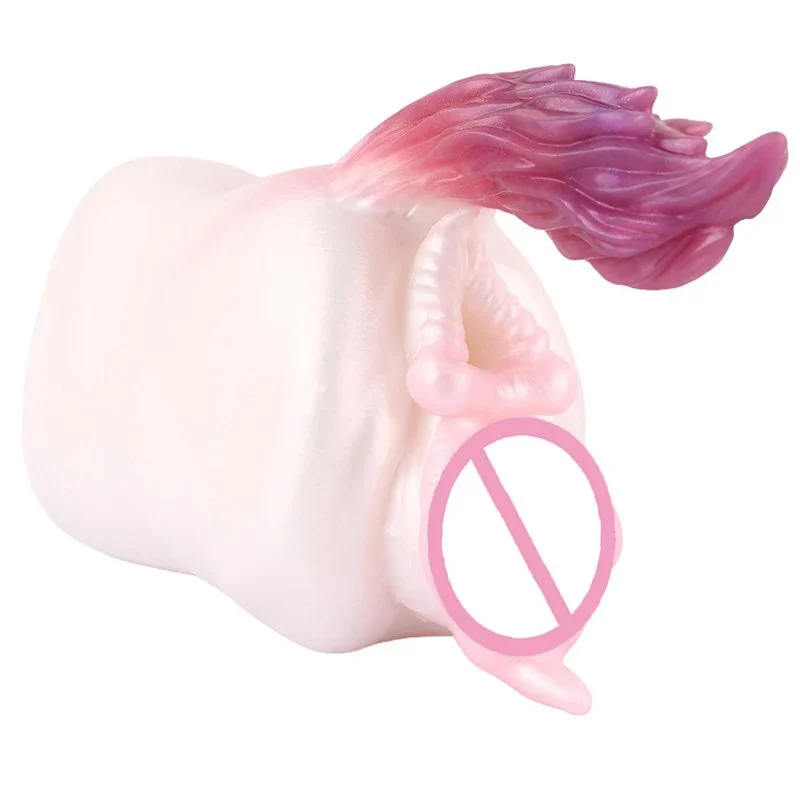 Fantasy Animal Pussy Male Masturbator Silicone Horse Animal Shape Onahole Realistic Vagina Pocket Pussy Stroker Sex Toy