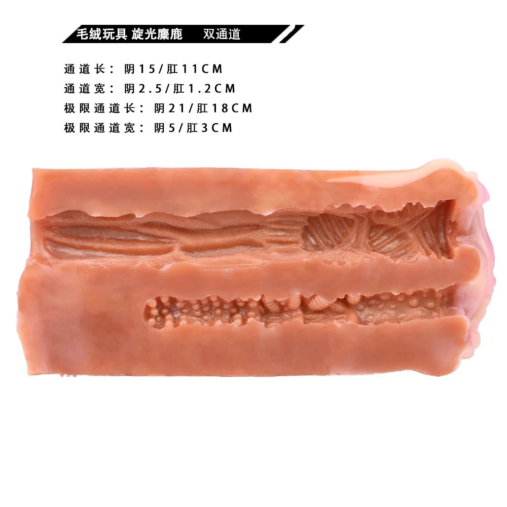 Fantasy Animal Masturbator in Fur for Men Onahole Realistic Vaginal All-Pass Pocket Pussy Stroker Furry Silicone Sex Toys