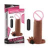 Optimus Prime Vibration Series Soft Rubber Grow Thicker Single Frequency Vibrator Dildo Sex Toys