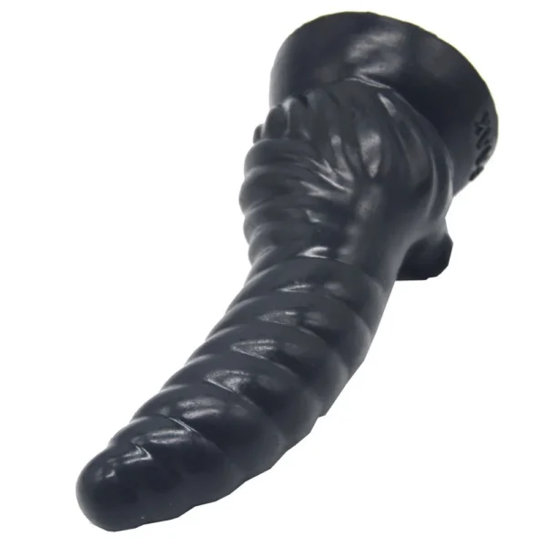 7inch Anal Plug Horn Shaped Dildo Silicone Soft Dildo Sex Tool Penis Sex Toy for Women Big Anal Dildos Big Soft Penis for Man