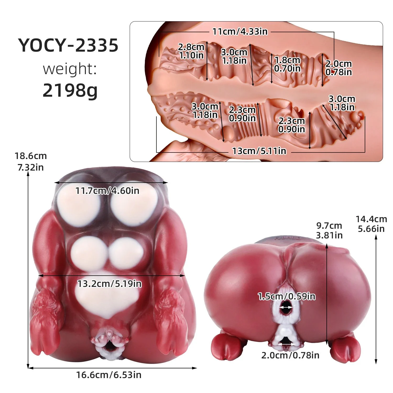 Fantasy Monster Silicone Male Masturbator Realistic Beast Creature Soft Silicone Adult Men Furry Sex Toys