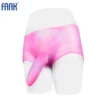 Stretchy Silicone Pants With Dildo Bendable Realistic Penis Stretchy Shorts Transgender Anal Plug Sex Toys