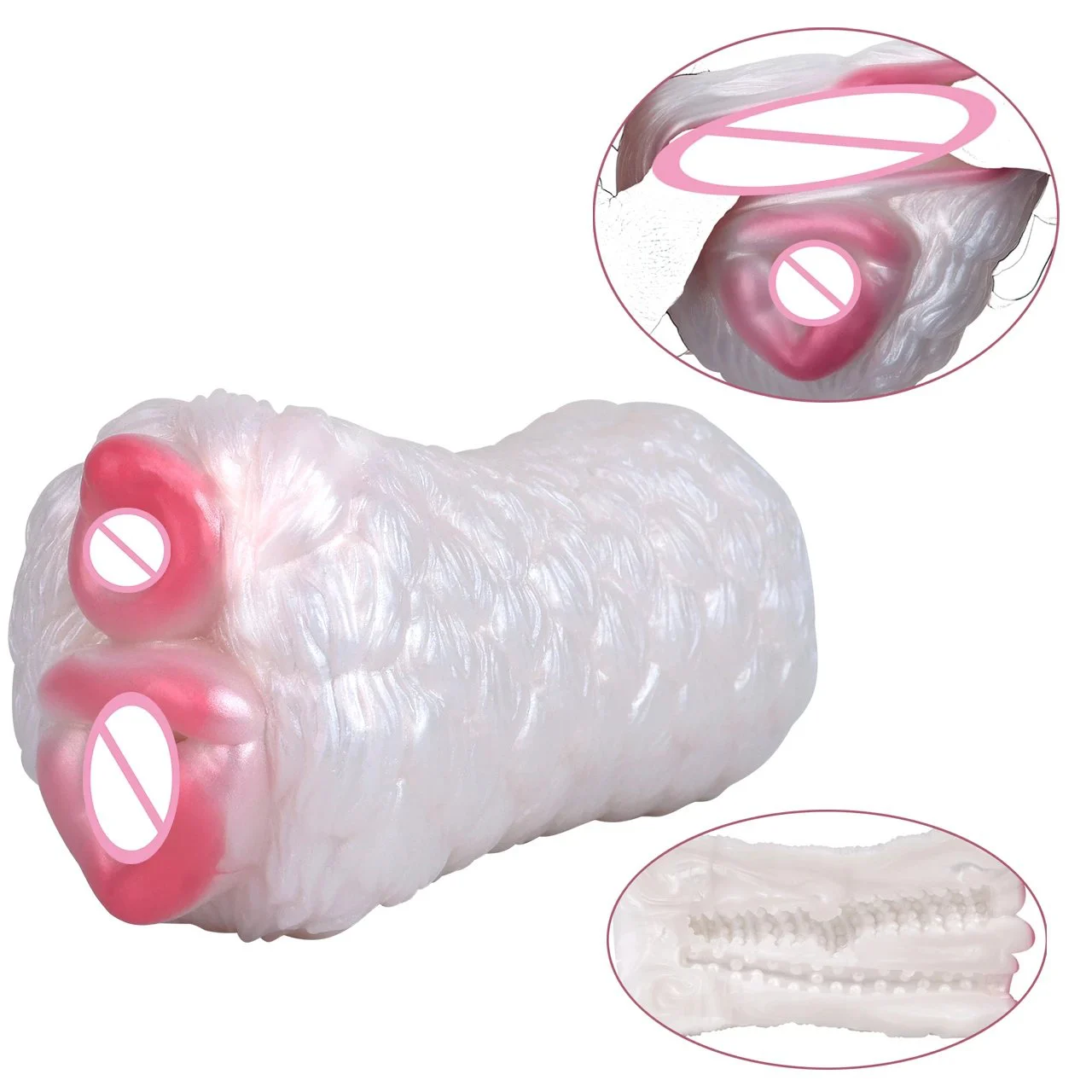 6.5 Inch Male Masturbators for Men Vagina Pocket Pussy Vaginal Channel Exercise Masturbation Sex Toys Vibrator Aircraftcup